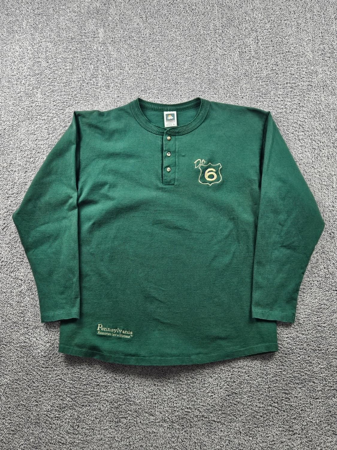 USA 코튼듀렉스 펜실베니아 싱글스티치 롱슬리브 ( L ) / 11122 상품이미지2