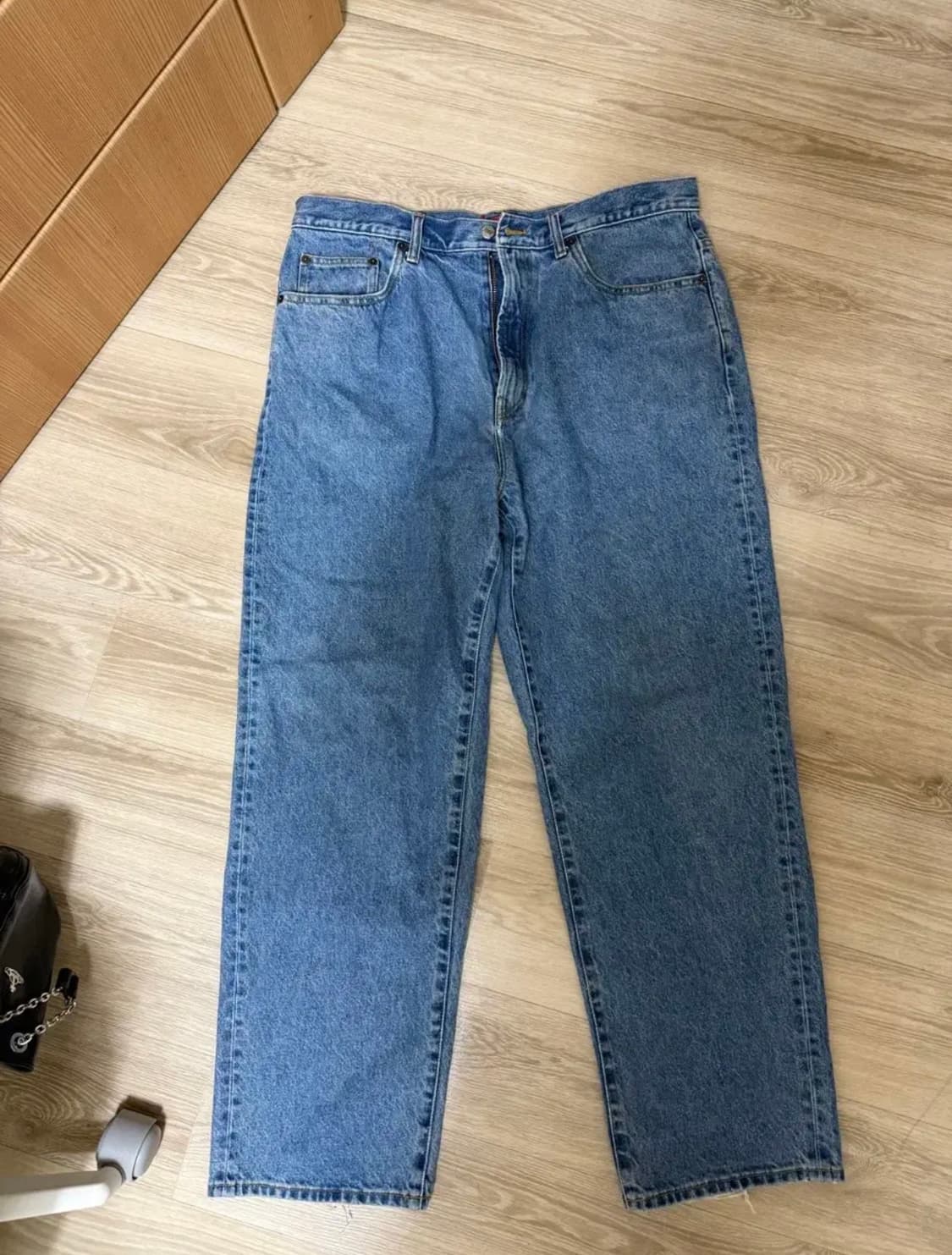 슈프림 배기진 워시드 인디고 34 상품이미지4