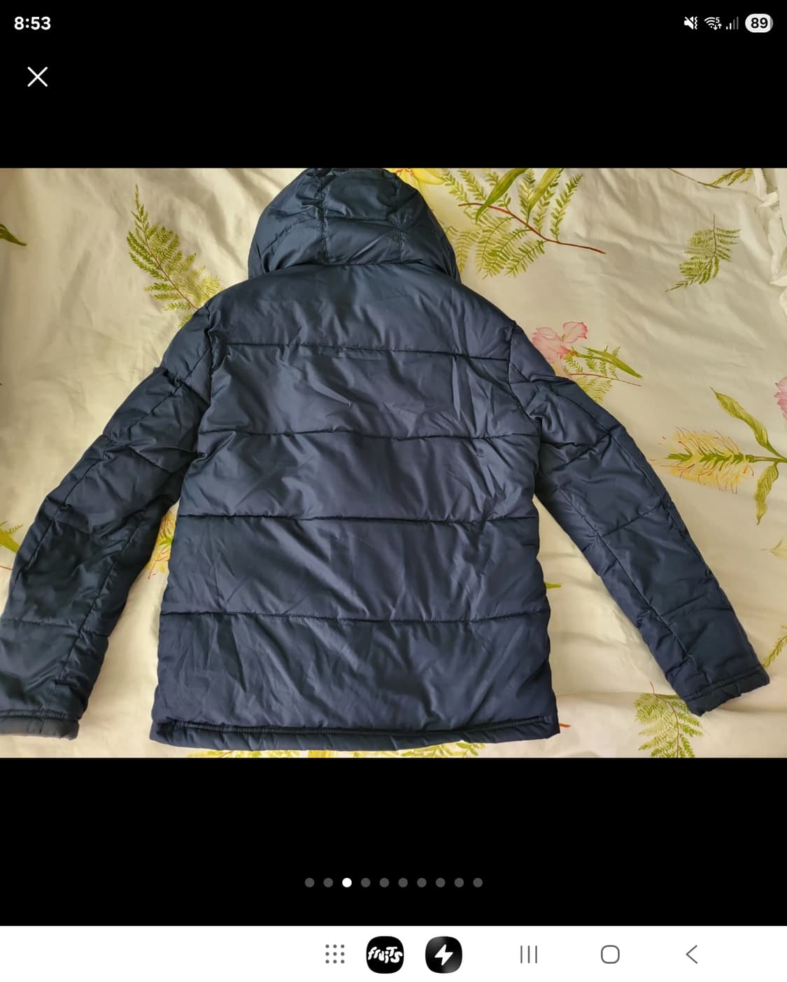 후아유 네이비 솜패딩 상품이미지2