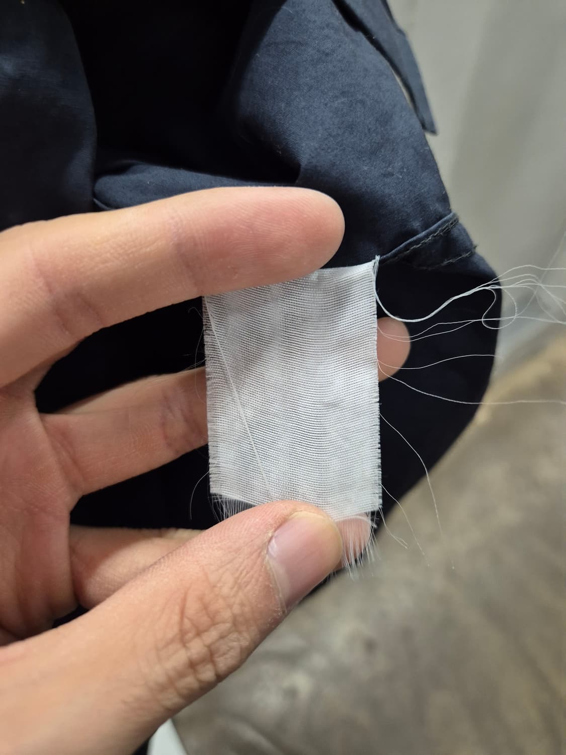 Armani Exchange 슬림핏 네이비 셔츠 S 상품이미지8