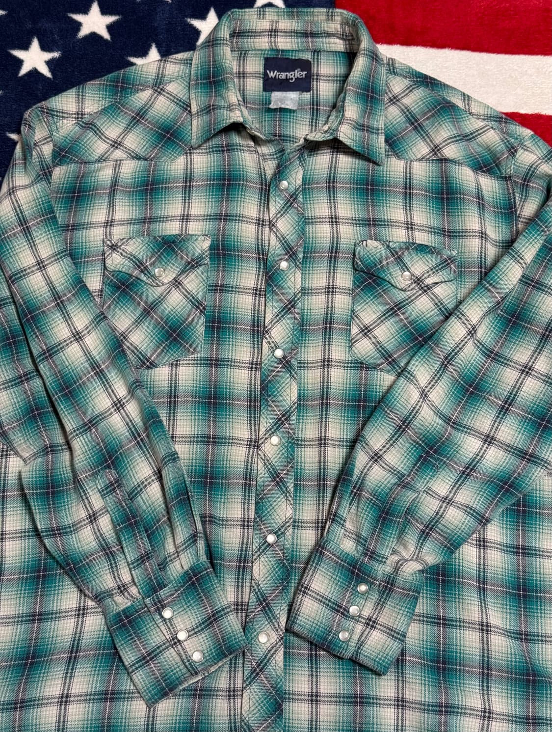 랭글러웨스턴셔츠 Wrangler westernshirt 플란넬셔츠 빈티지 상품이미지8