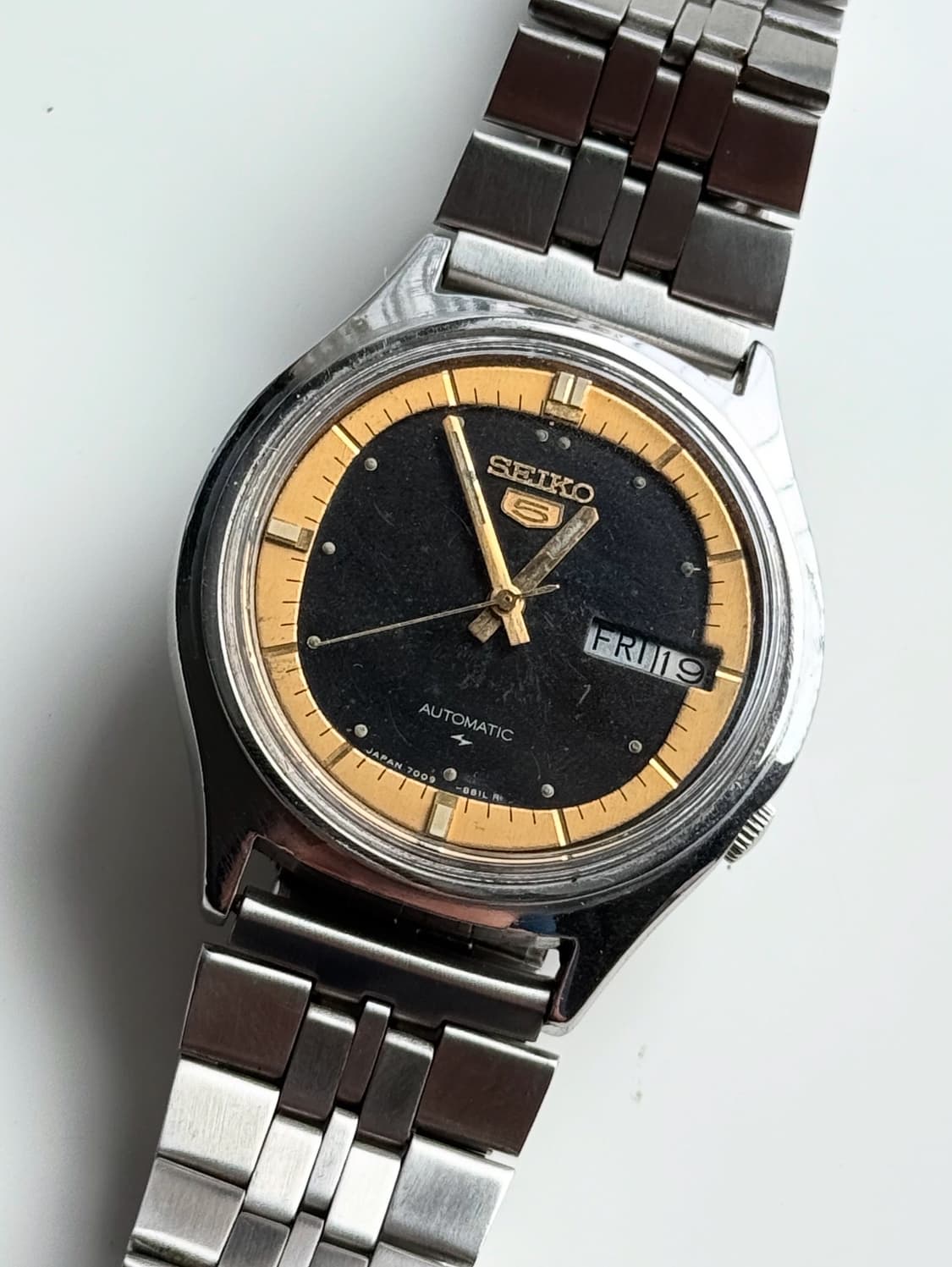90s Seiko5 Autmatic Vintage Metal Watch 상품이미지2