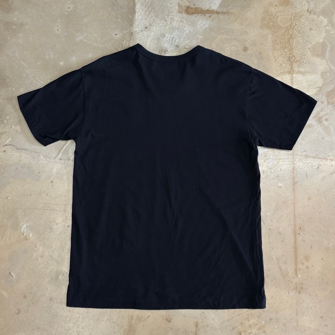 XXL 꼼데가르송 블랙 와펜 반팔티셔츠 상품이미지3