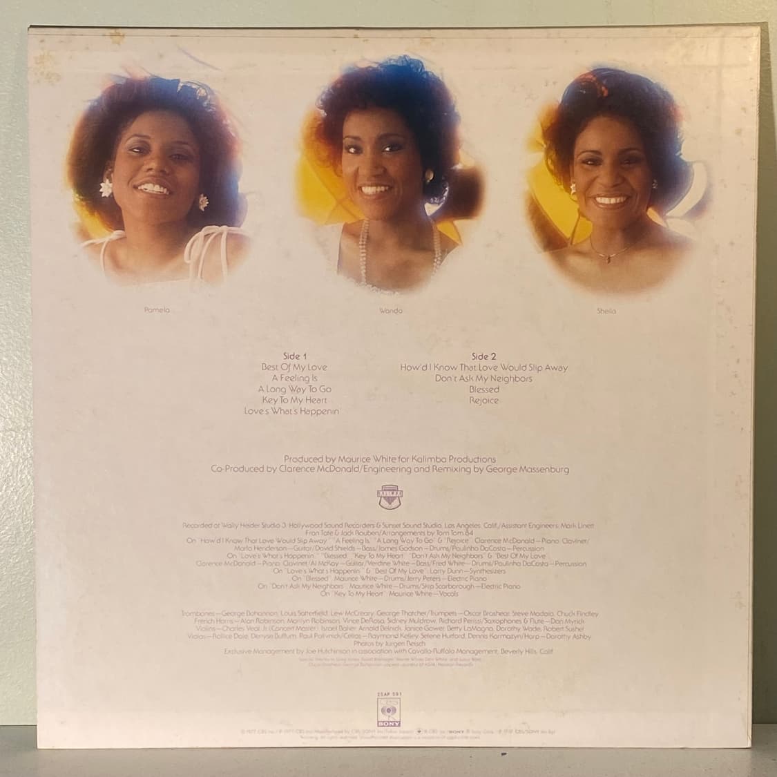 (중고LP-디스코/소울) Emotions -Rejoice 상품이미지2