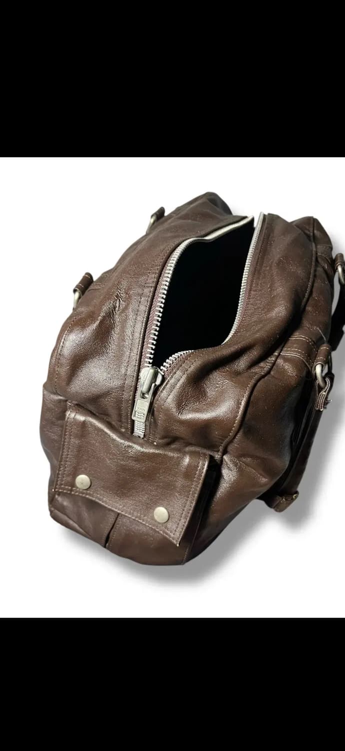 요시다포터 브라운 가죽 토트백 상품이미지5