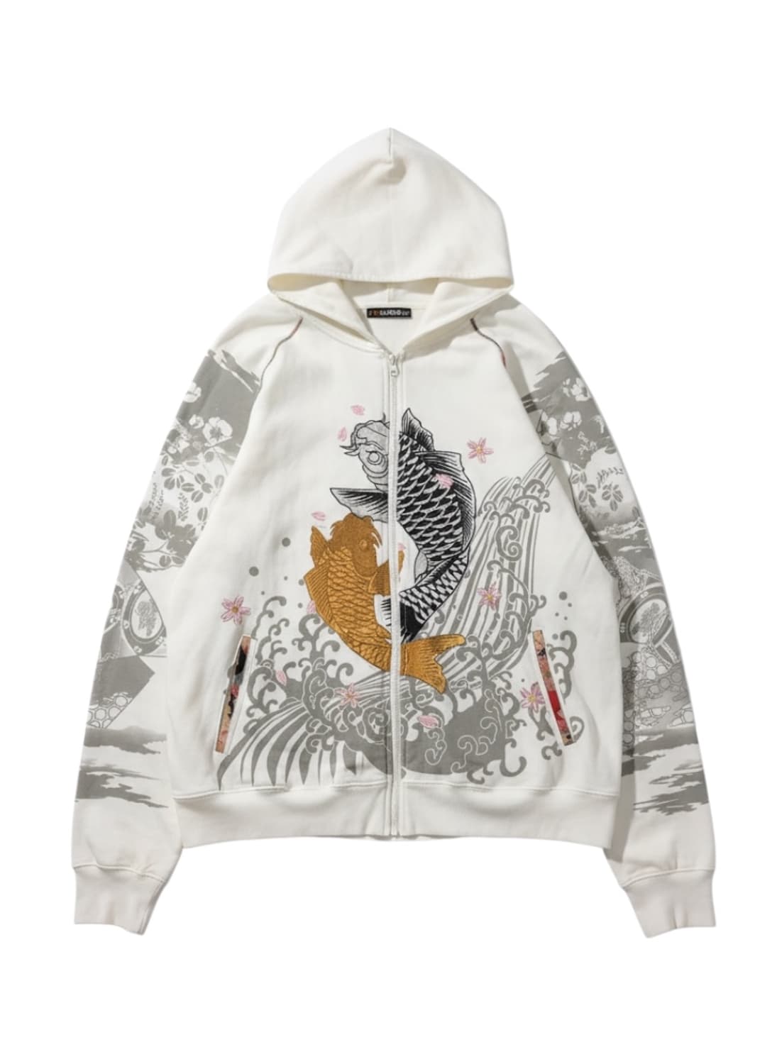 飛翔白麗 Oriental Big Koi  Hood Zipup 상품이미지1