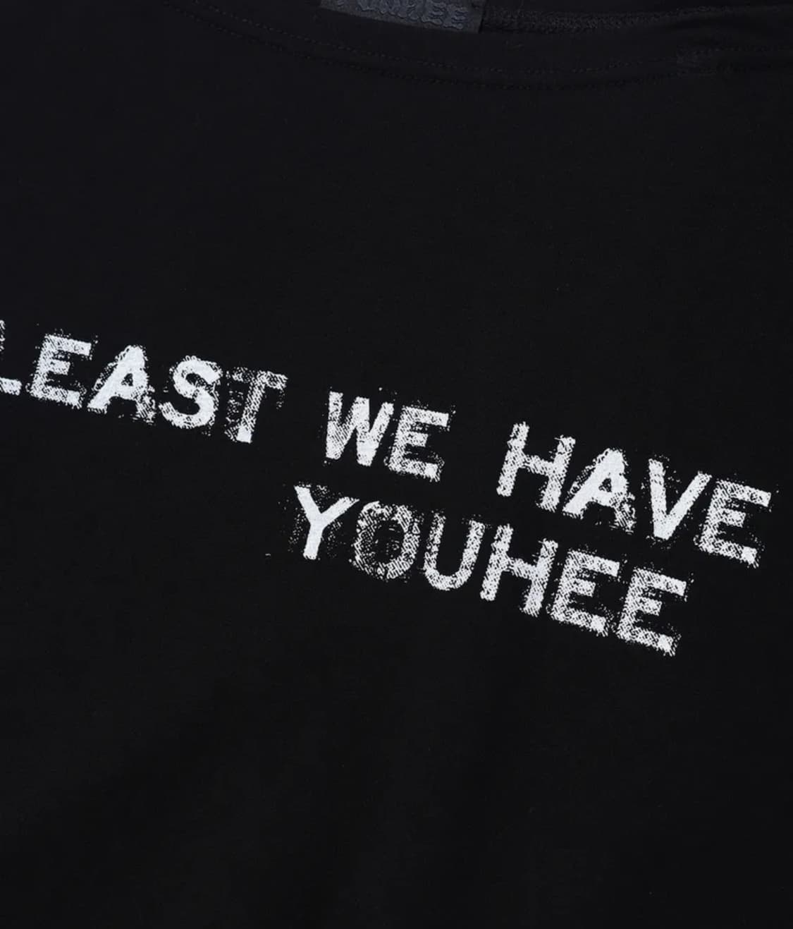 유희) 오프숄더 SWEATSHIRTS BLACK 상품이미지2