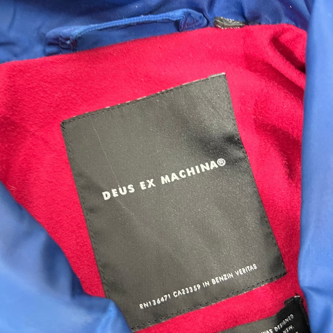 데우스 엑스 마키나 로고 코치 자켓 블루 베니스 상품이미지4