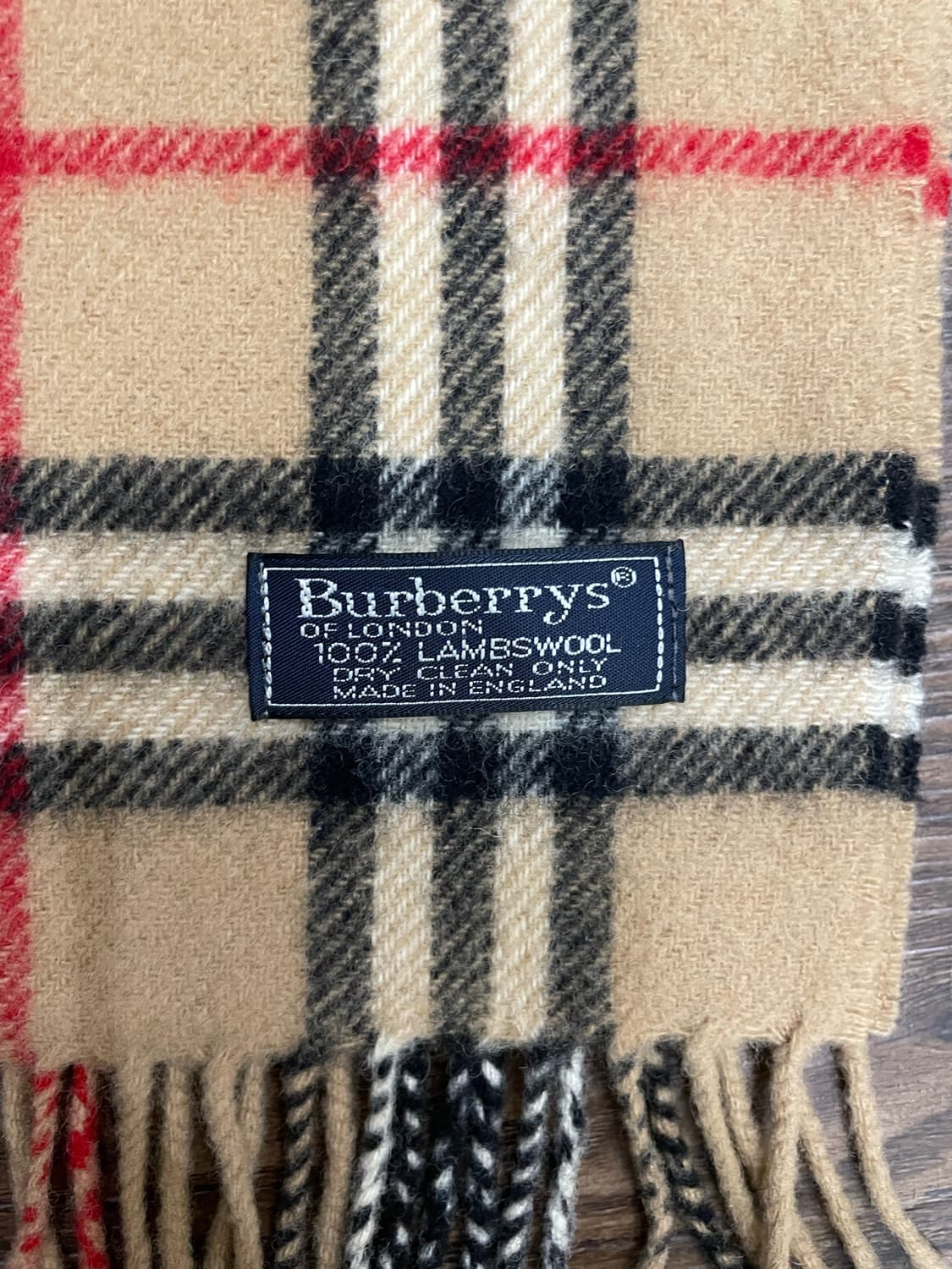 버버리 램스울 노바체크 머플러 베이지 상품이미지5