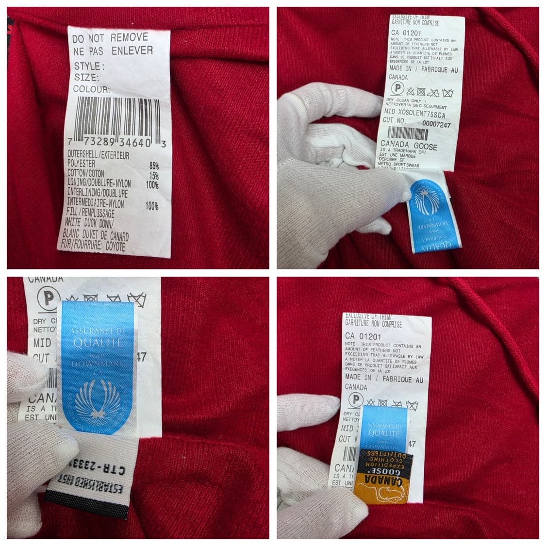 CANADA GOOSE  캐나다구스 후드 바람막이 자켓 L 사이즈 상품이미지9