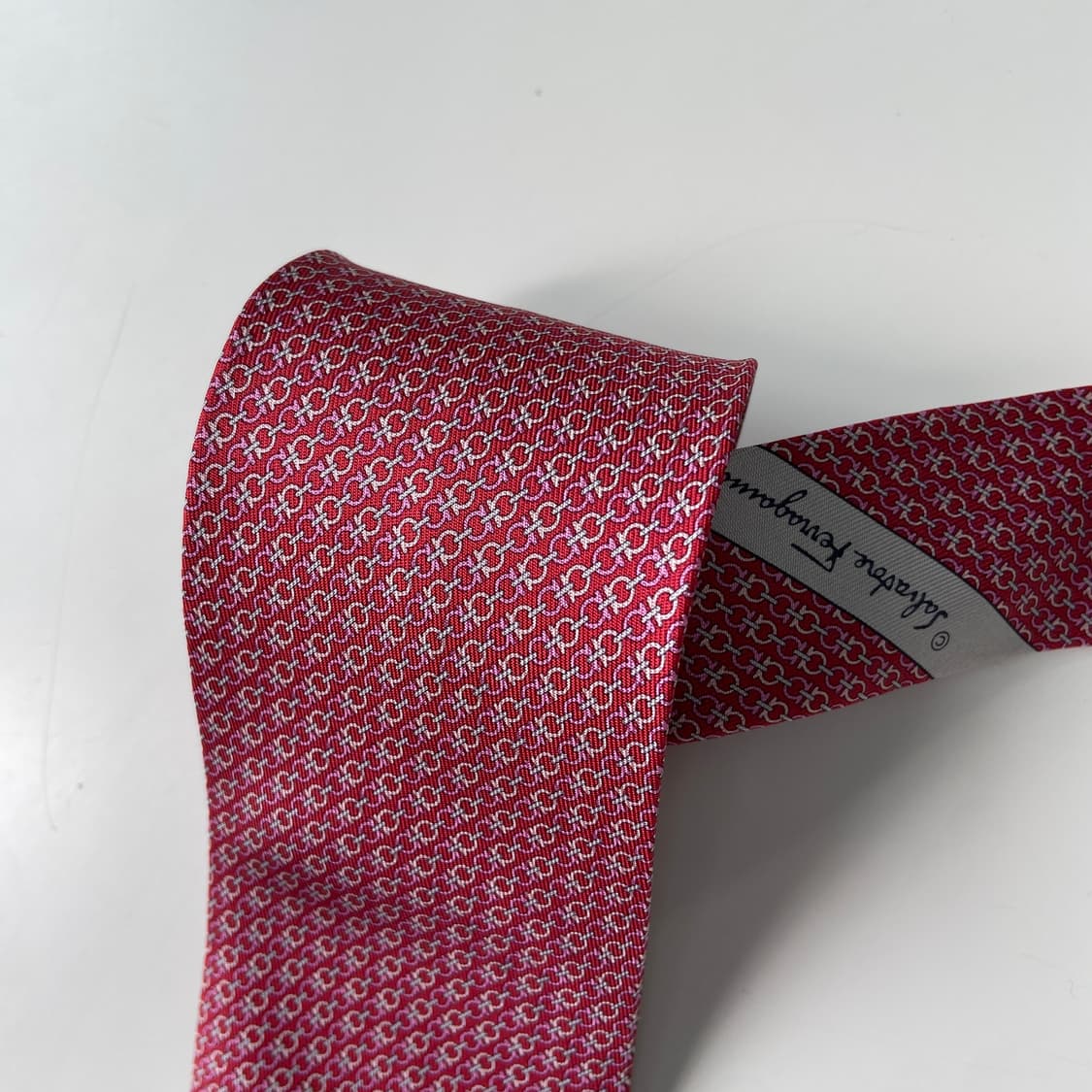 새상품급 페레가모(Ferragamo) 모노그램 명품 정품 넥타이 상품이미지6