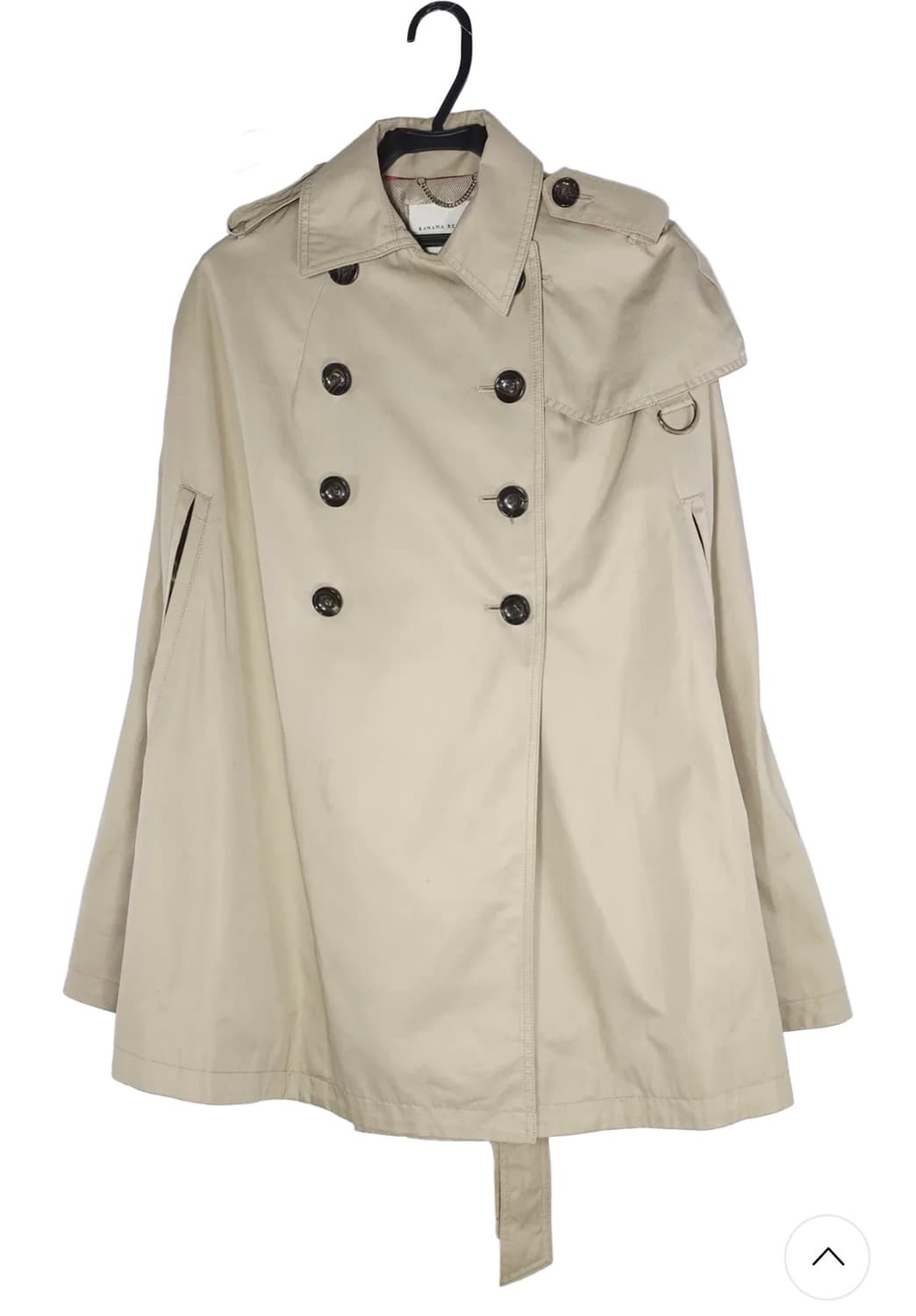 클래식 더블버튼 케이프 트렌치코트  상품이미지3