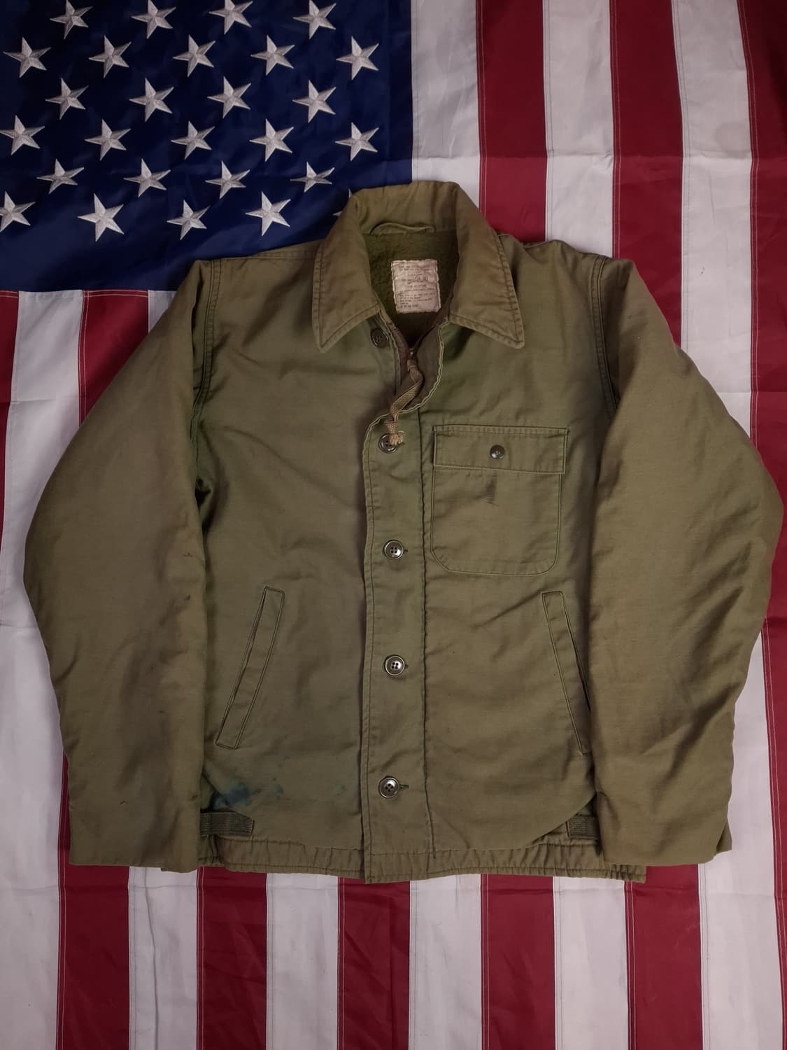 오리지날 미해군 A-2 덱자켓 상품이미지1