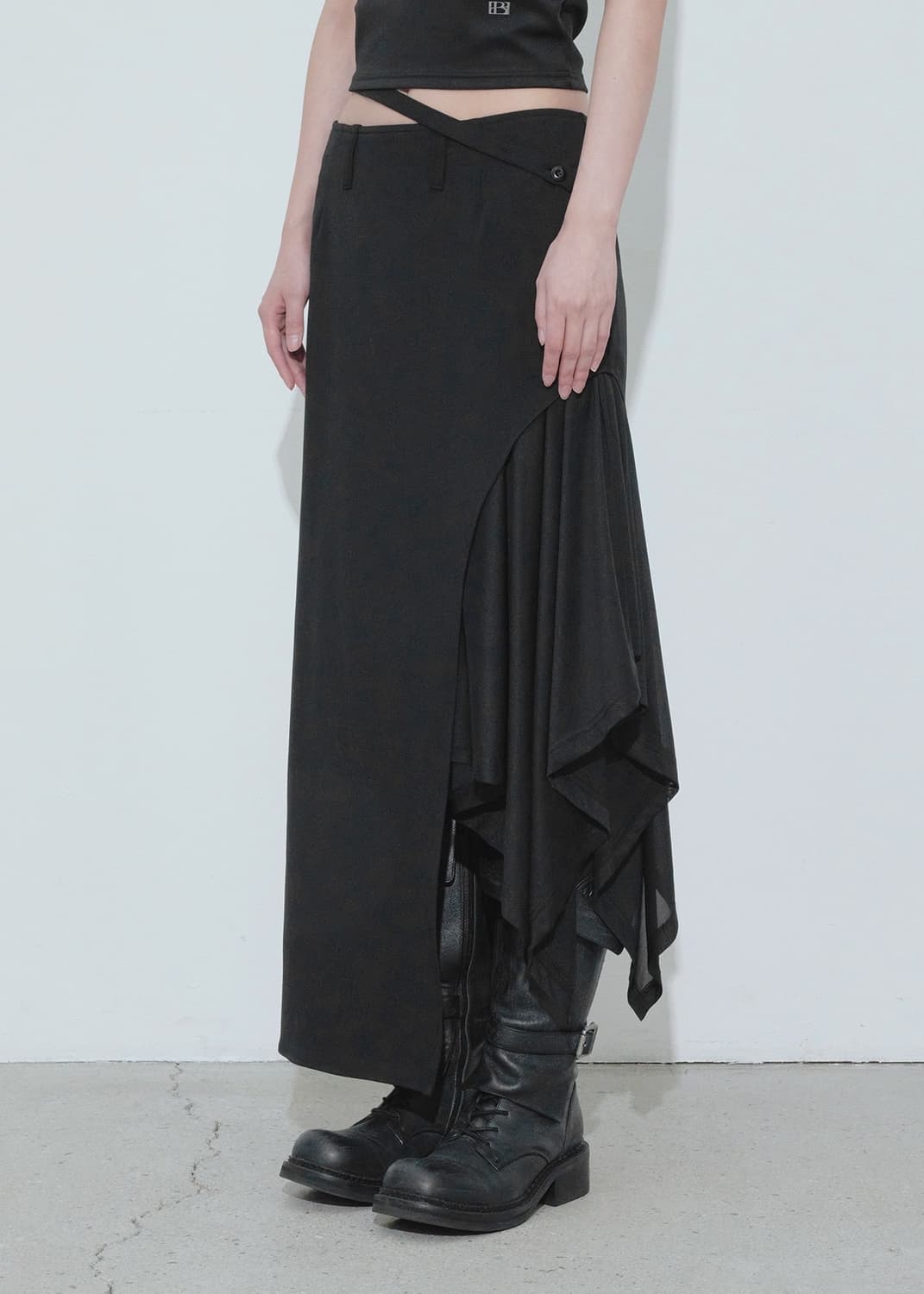 보헴서 시어 레이어드 스커트 SHEER LAYERED SKIRT 상품이미지1