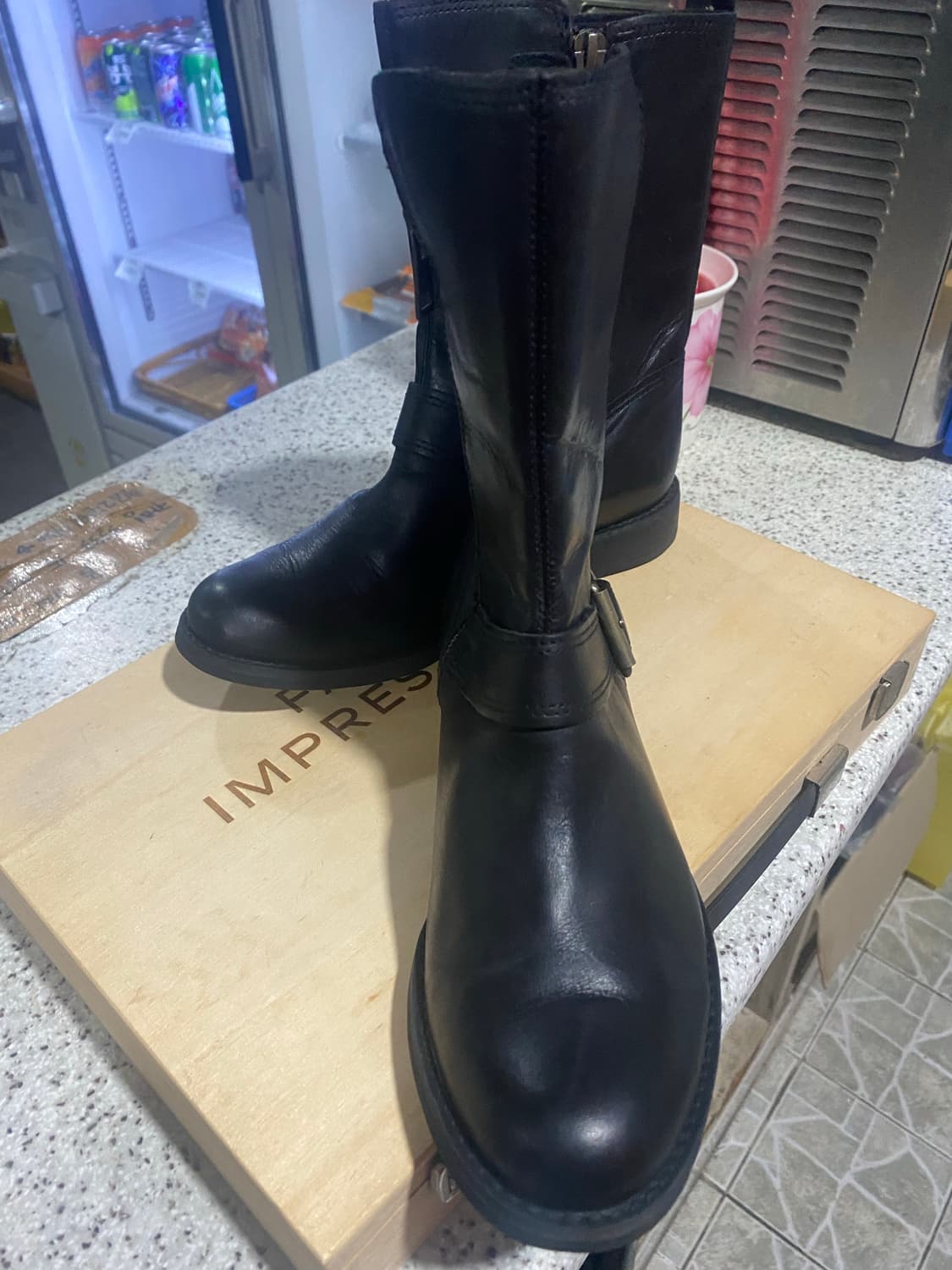 팀버랜드 버클 거죽 부츠 상품이미지3