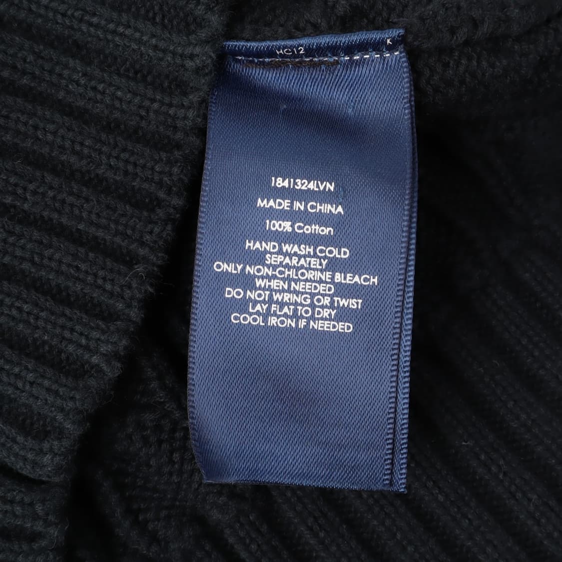 폴로 랄프로렌 다크네이비 케이블 브이넥 니트 스웨터 상품이미지8