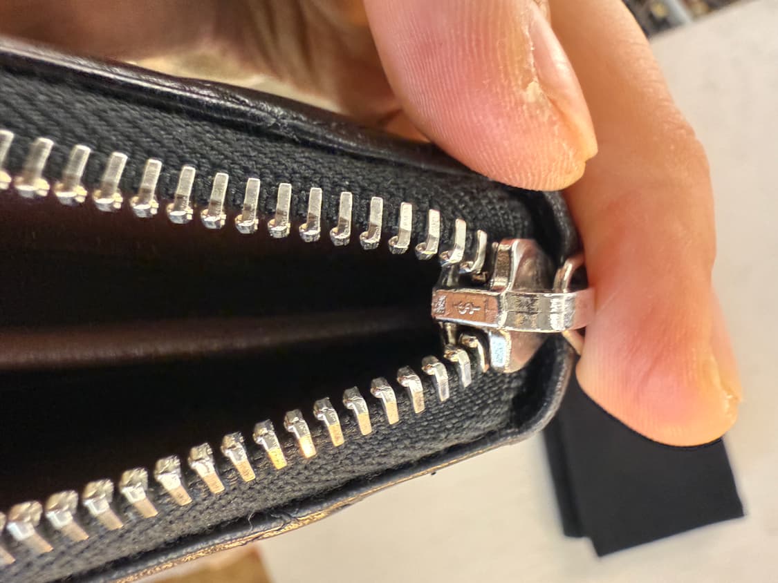 샤넬 정품 클래식 장지갑 지퍼 램스킨 은장 상품이미지8