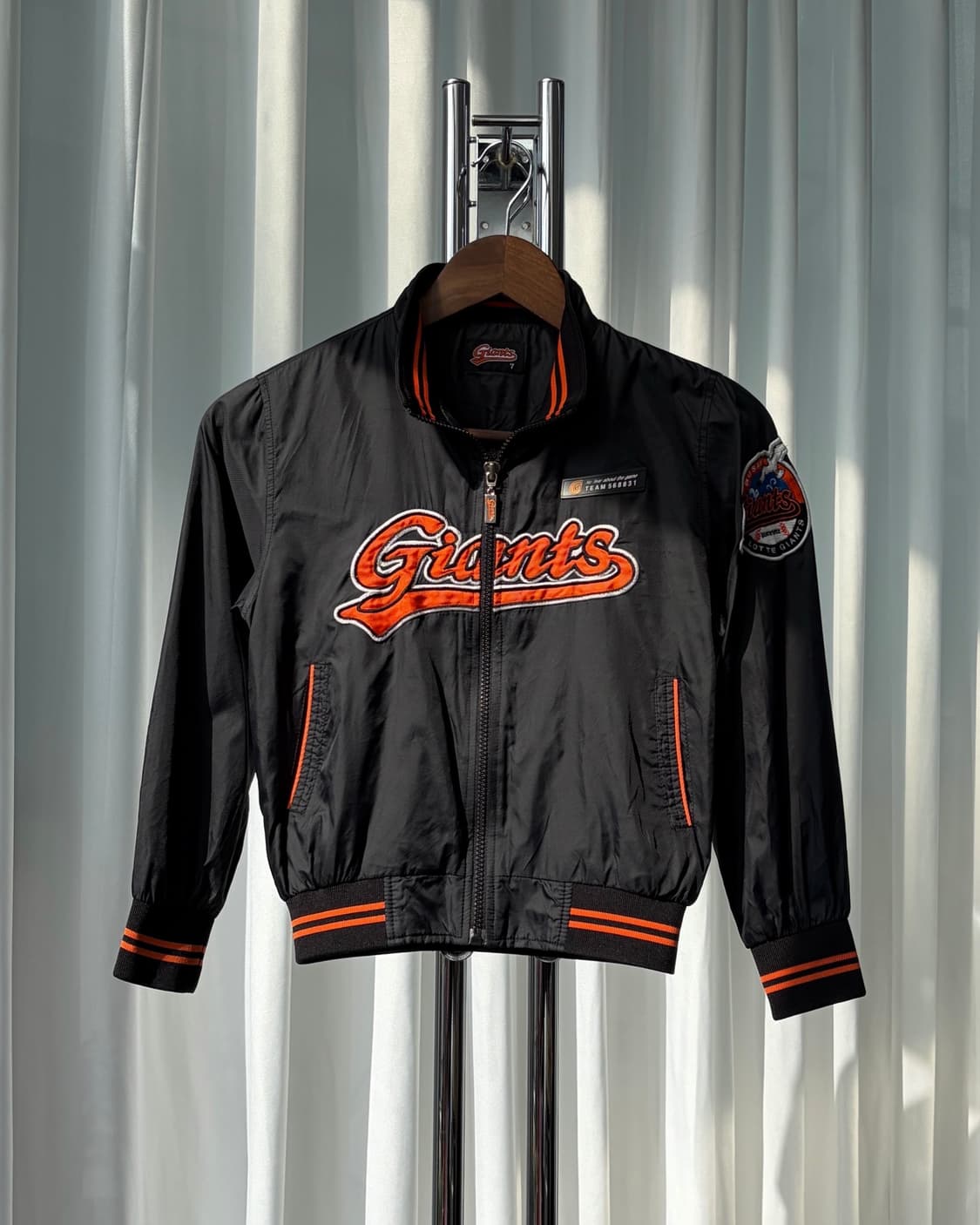 [7호]롯데 자이언츠 키즈 춘추용 베이스볼 바람막이 자켓 상품이미지1