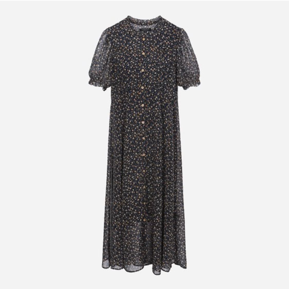 22SS 써스데이아일랜드 패턴 풀오픈 원피스 상품이미지1