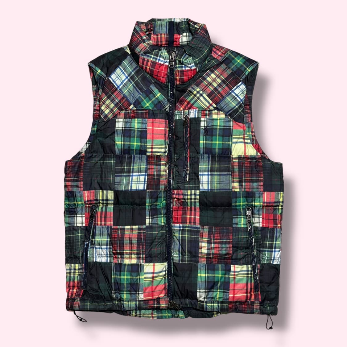 Polo Ralph Lauren 패치워크 패딩 조끼 베스트 상품이미지1