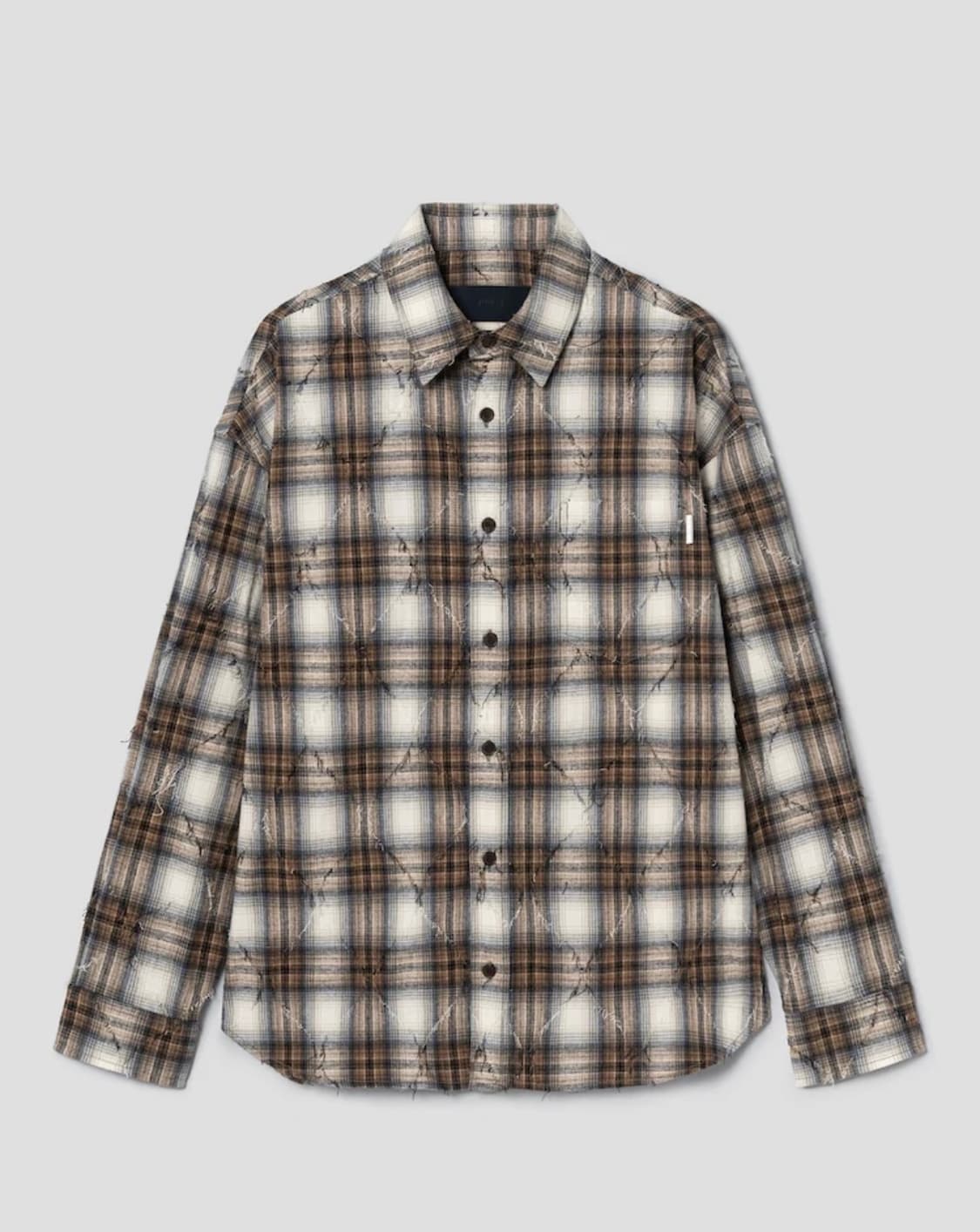 준지 26SS 아가일 셔츠 베이지 50 새상품 상품이미지1