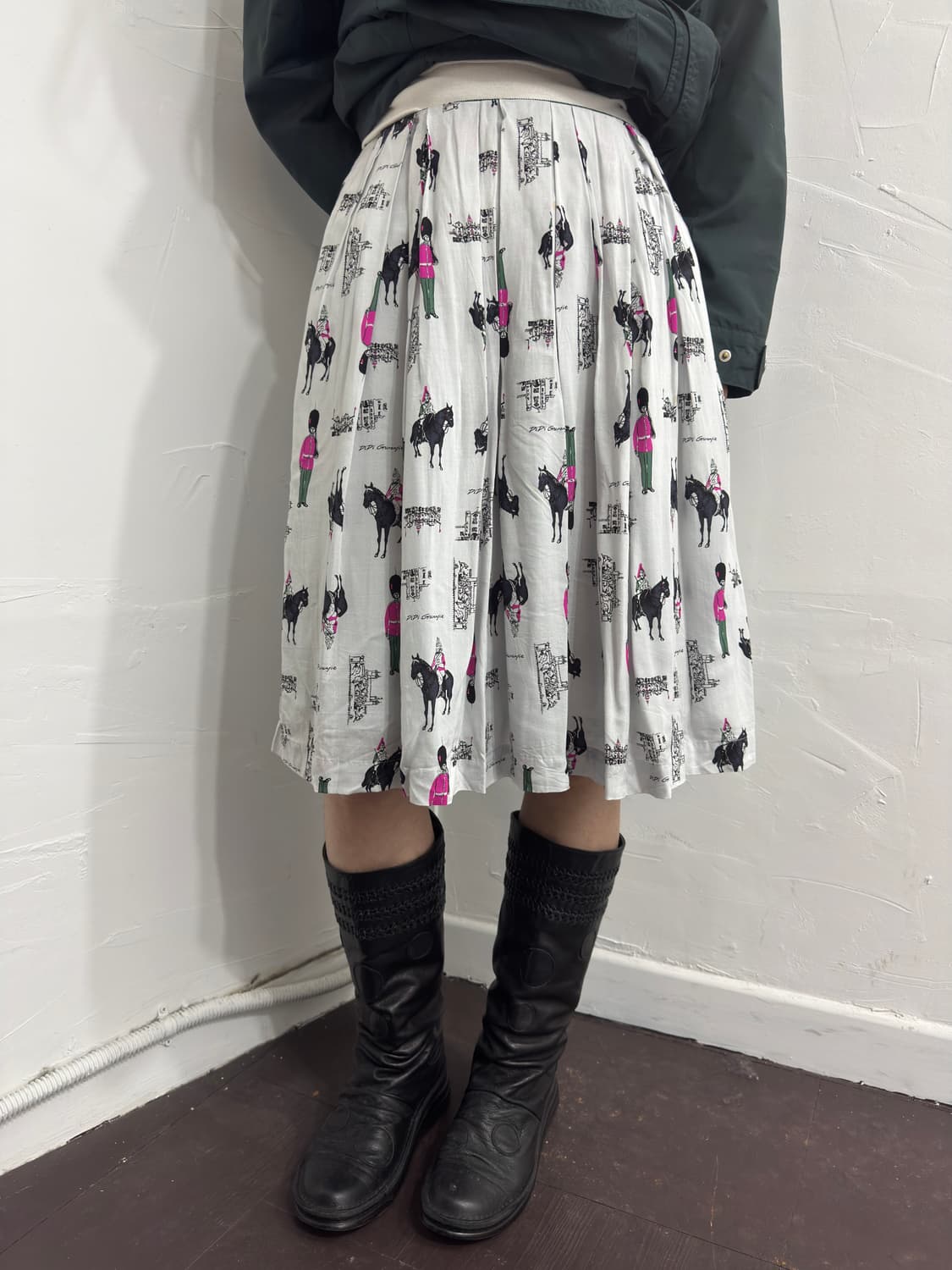 printing midi skirt 상품이미지1