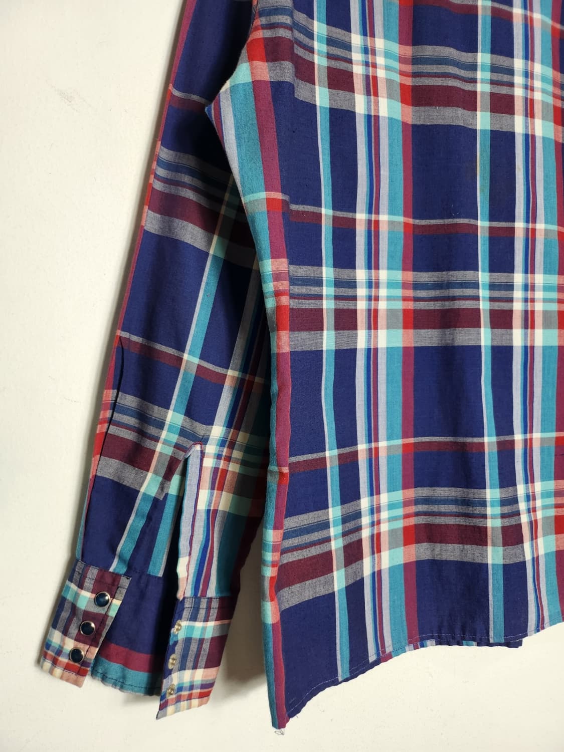 M 랭글러 체크 웨스턴 셔츠 상품이미지5