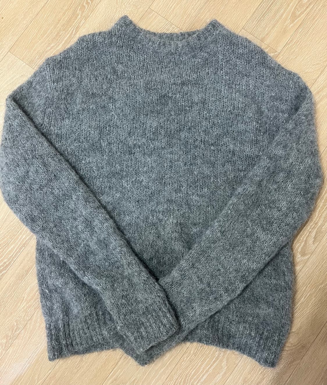 [판매] 자라 오버핏 그레이 니트 상품이미지1