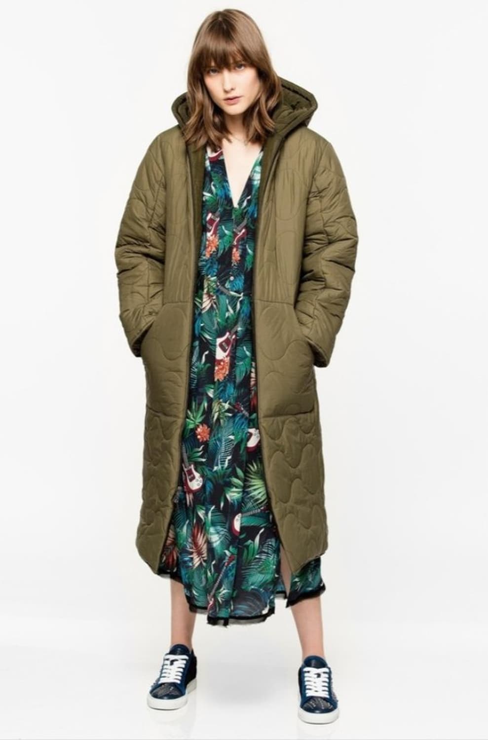 쟈딕앤볼테르 리버시블 롱패딩  XS사이즈 상품이미지1