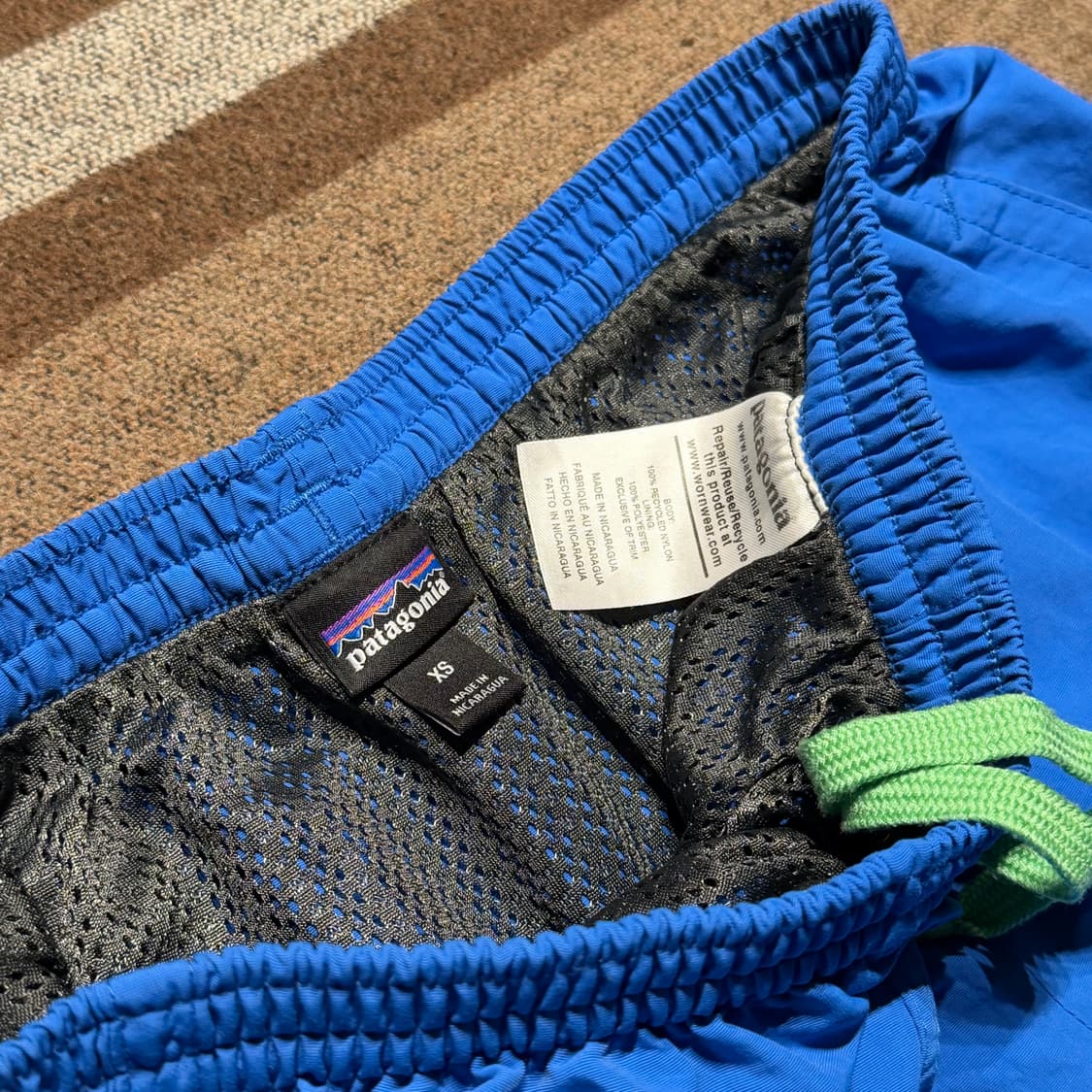 파타고니아 배기스 쇼츠 반바지 XS 상품이미지3