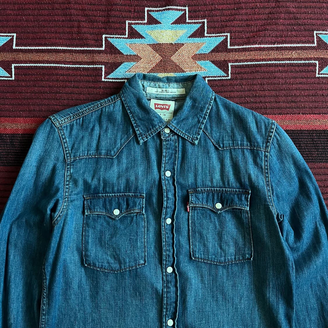 리바이스 웨스턴 데님 셔츠 Levis 상품이미지3