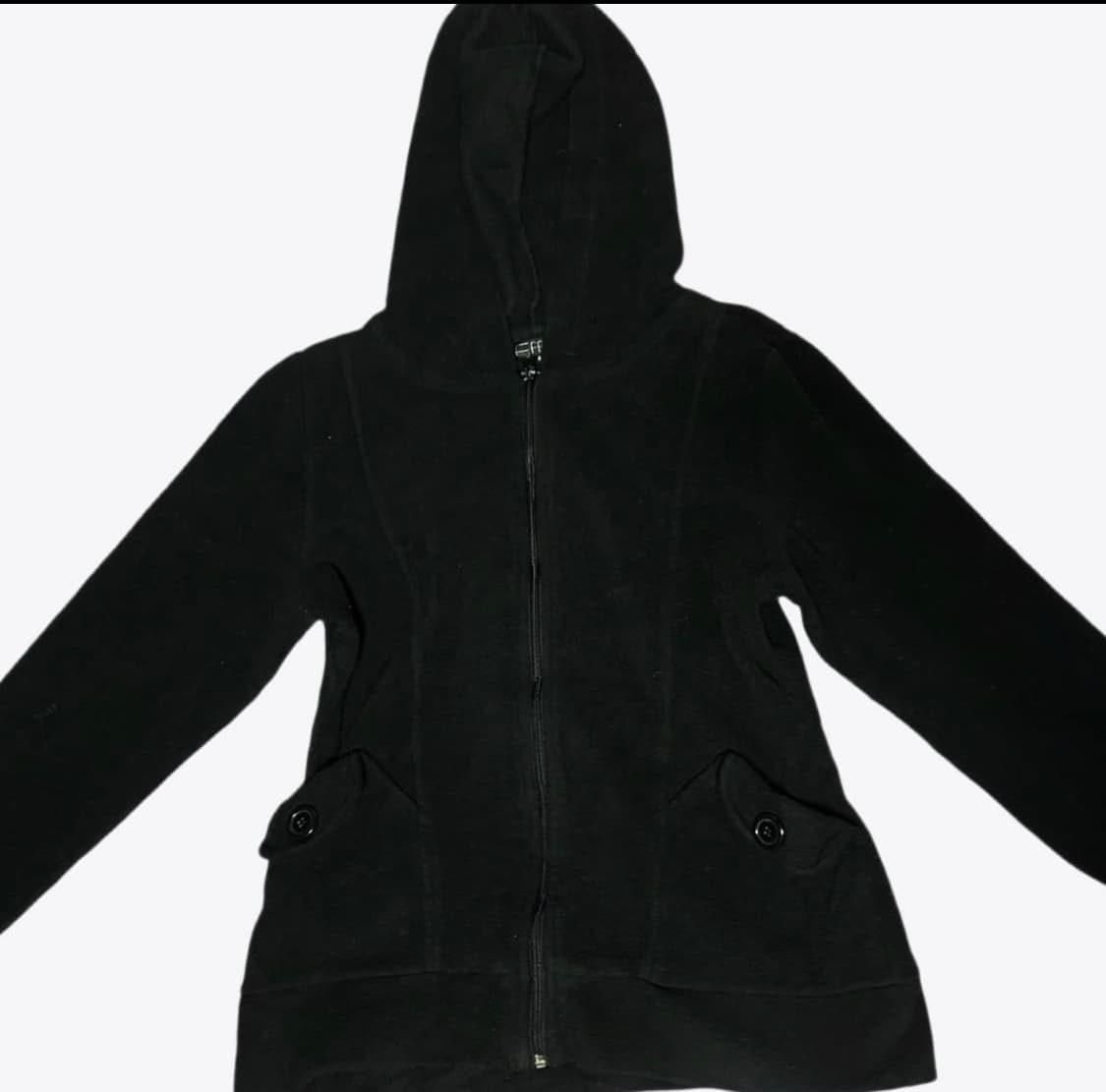 ryohe 료헤 딱붙핏 만두 포켓 블랙 후리스 상품이미지2