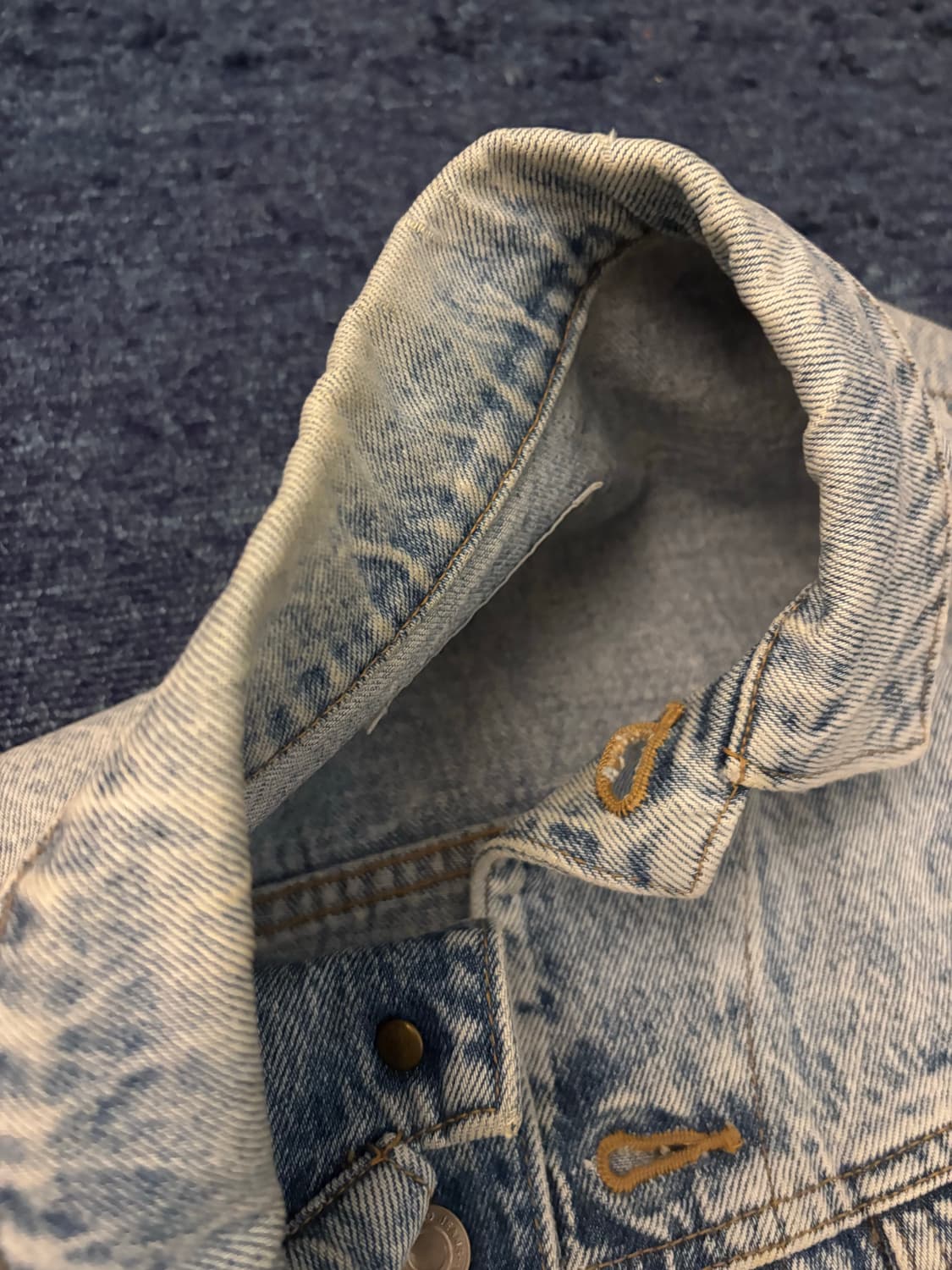 Big john 빈티지 니트슬리브 데님 재킷 상품이미지5