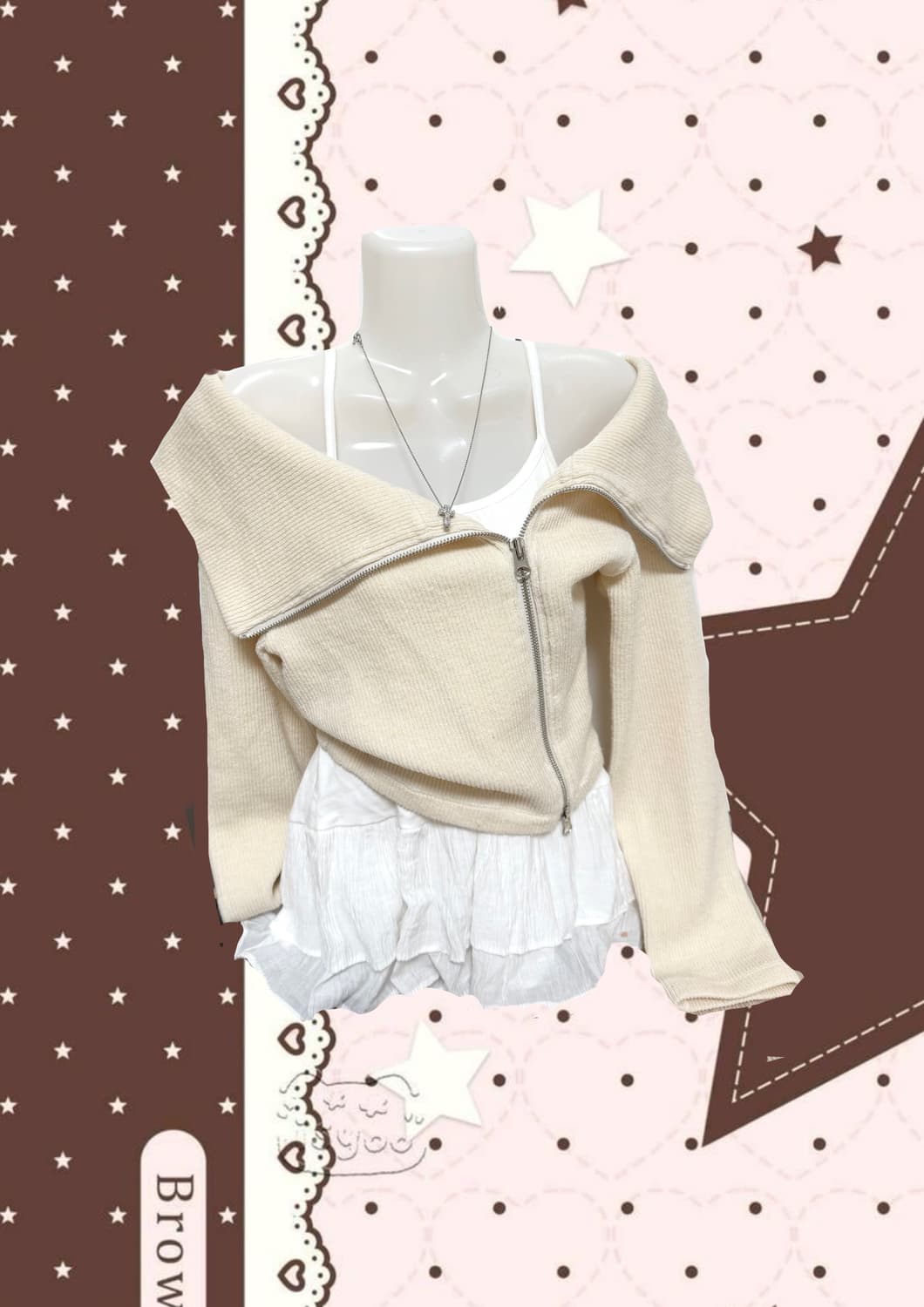 바닐라 오프숄더 상품이미지1