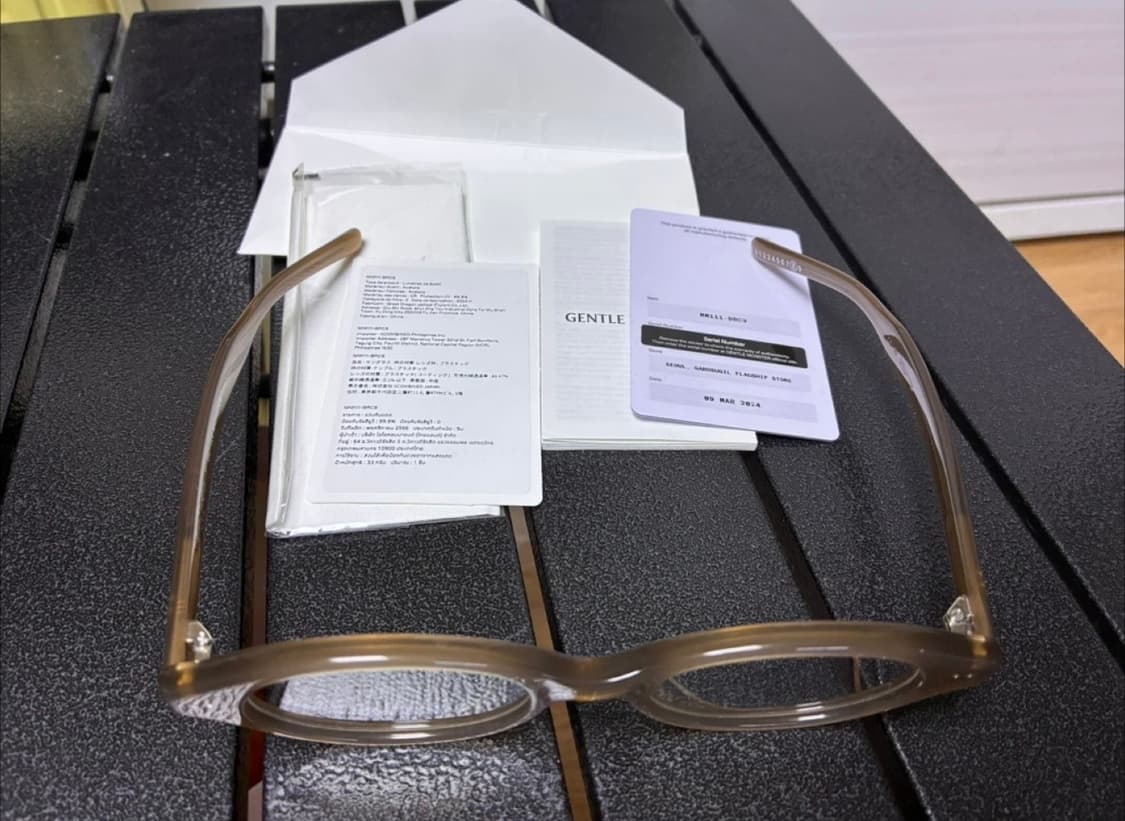 젠틀몬스터 마르지엘라 MM111 브라운 / 정품 인증카드 / 상태A 상품이미지2