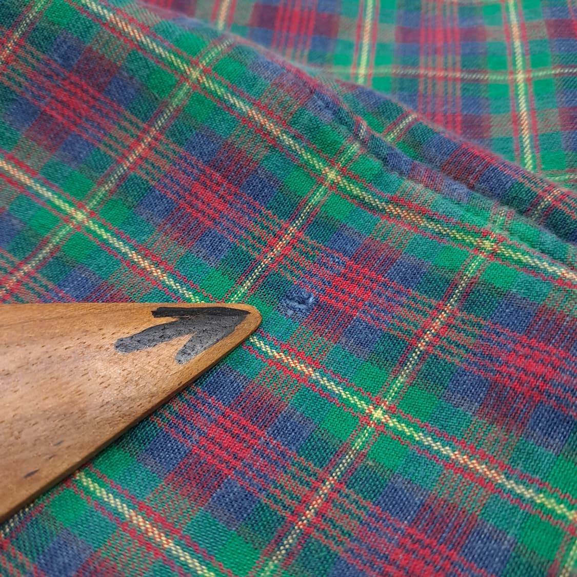 CL764 XL 폴로 00s 크리스마스 타탄체크 버튼다운 셔츠 남방 상품이미지6