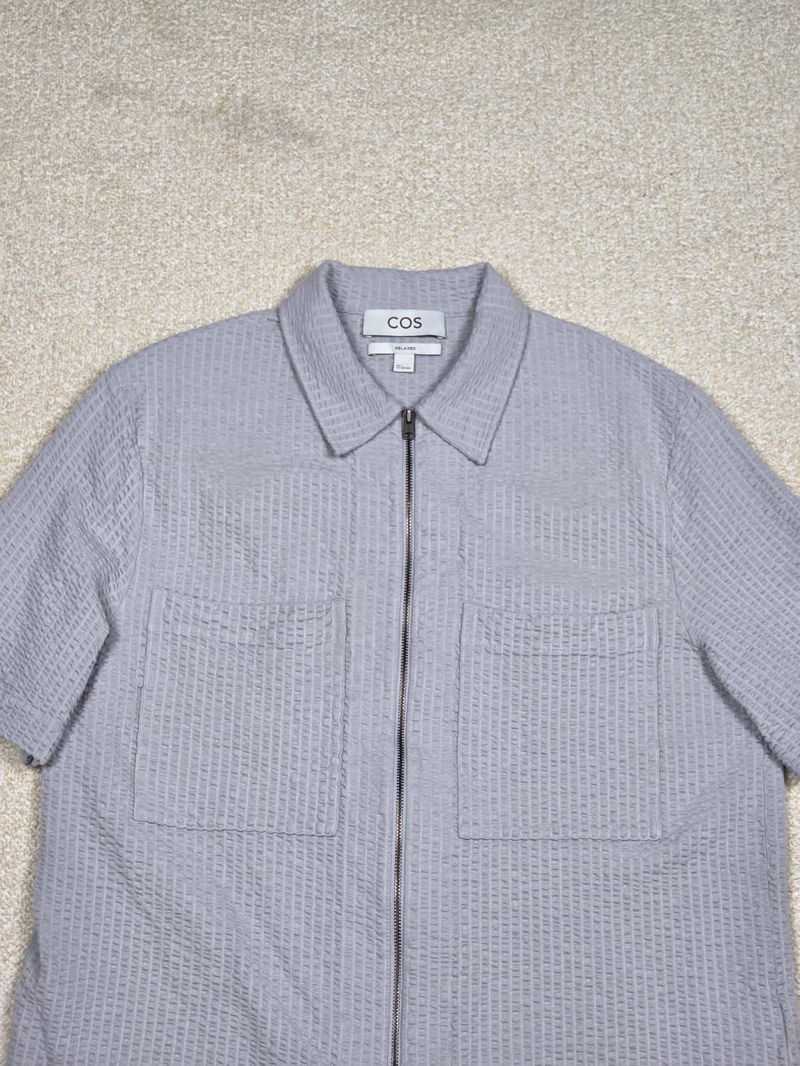 [COS] 텍스처드 지퍼 업 셔츠 | S00129 상품이미지2