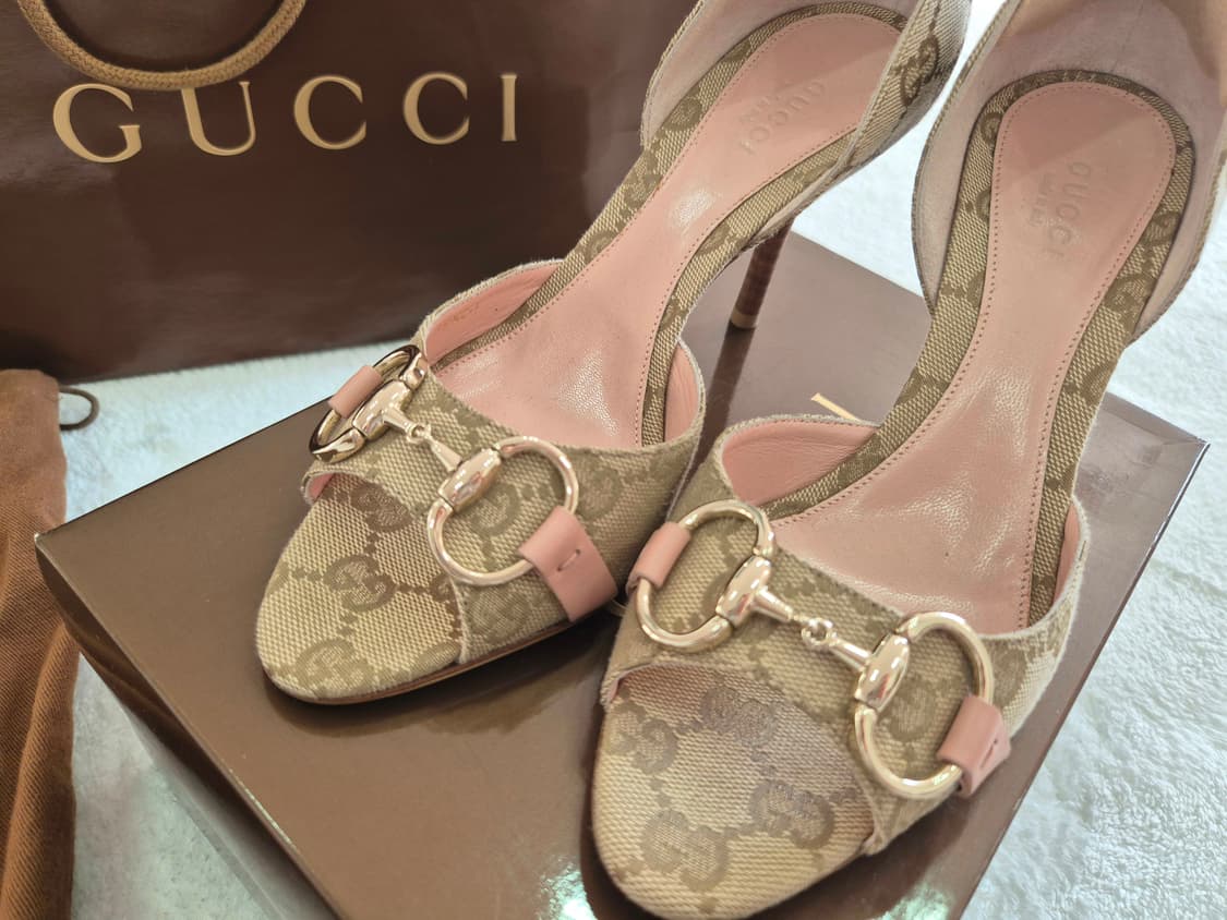 구찌 오픈토 힐 샌들(새제품 컨디션) 상품이미지3