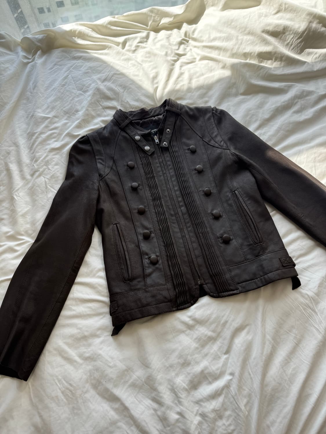 빈티지 나폴레옹 가죽자켓 상품이미지2