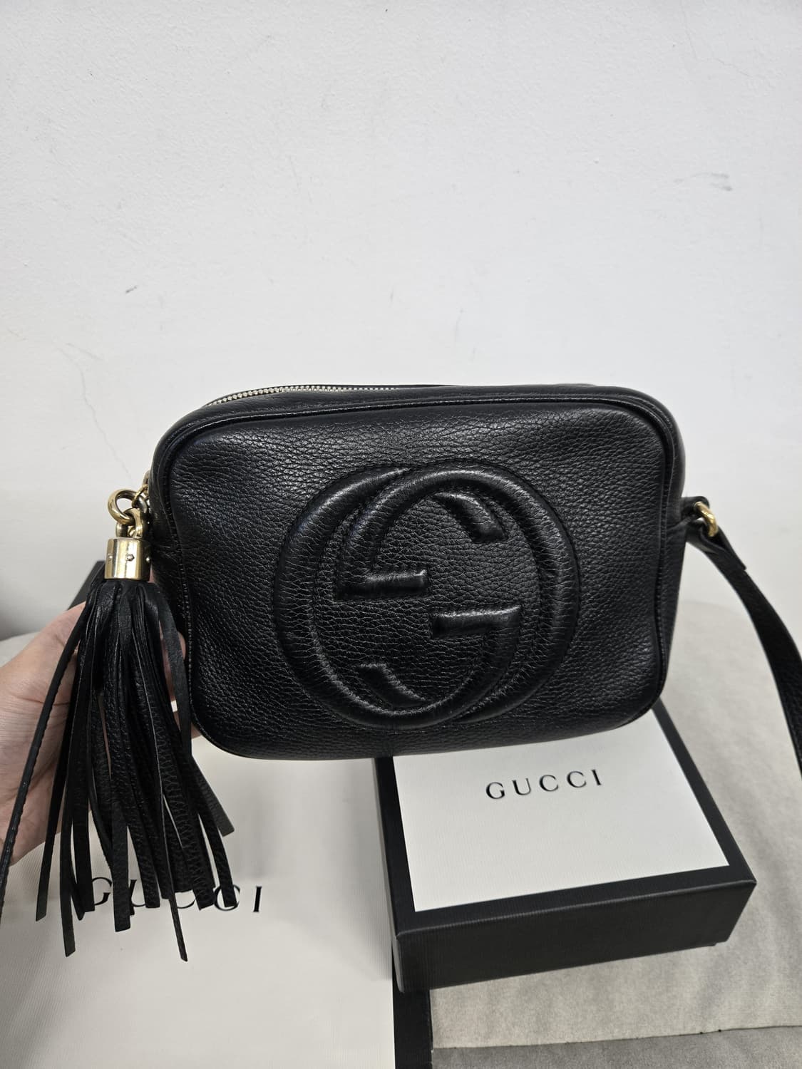 [보증서 정품]구찌 소호 테슬 숄더백 상품이미지1