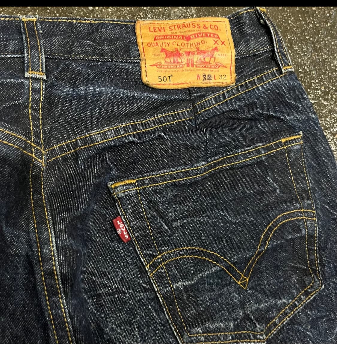 Levis 501 워싱진 상품이미지3