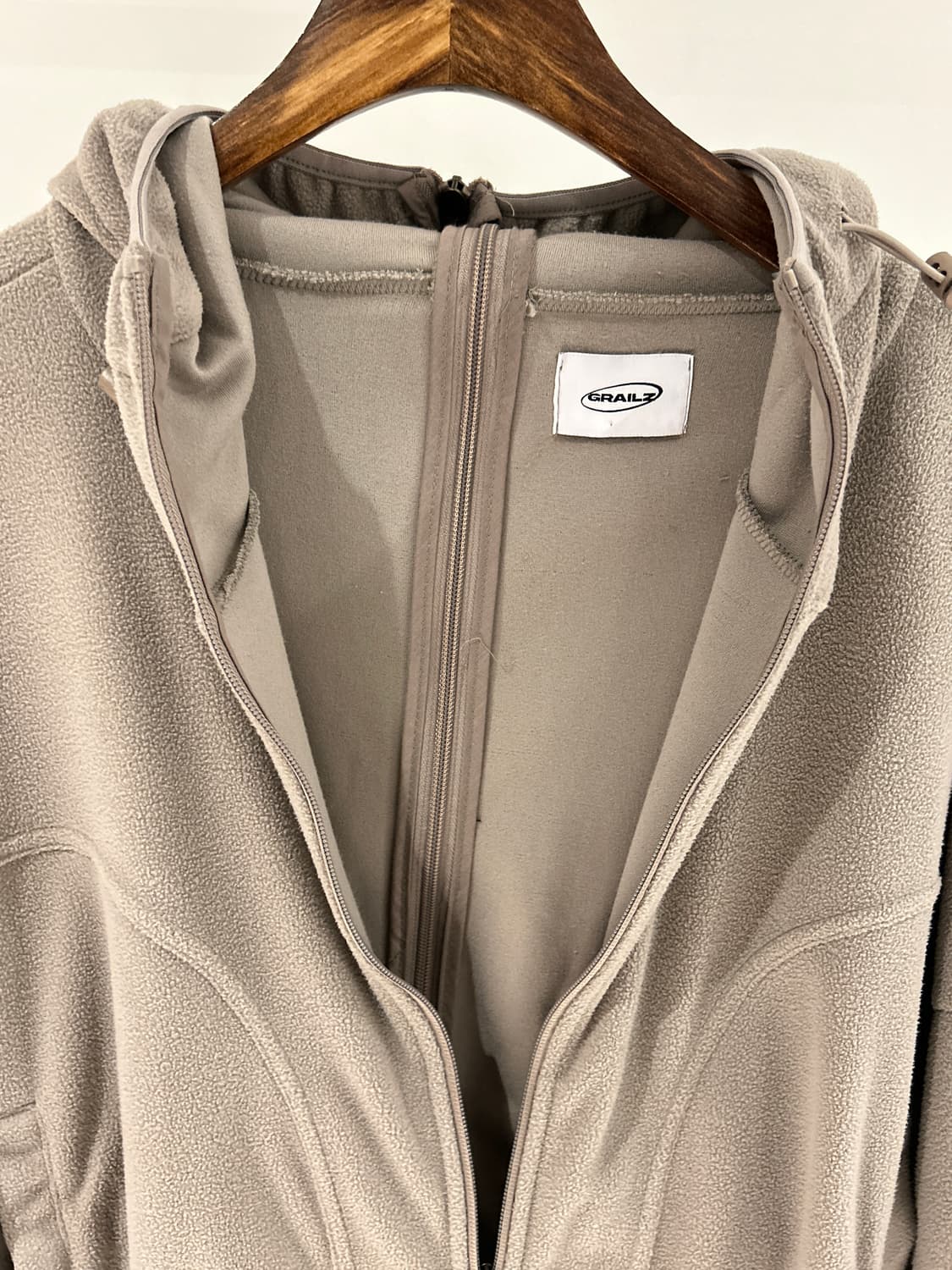 Grailz Hooded All Zip Up Fleece Jacket 상품이미지5