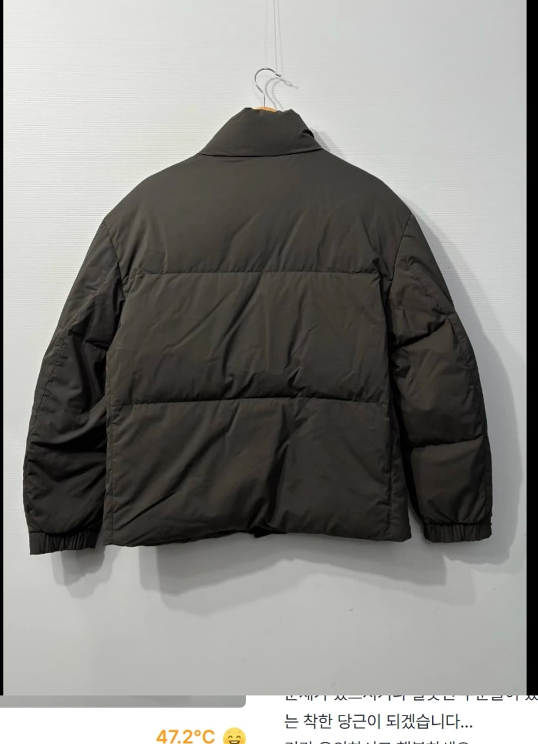 한섬 갤럭시 구스다운 패딩 점퍼 95 상품이미지5