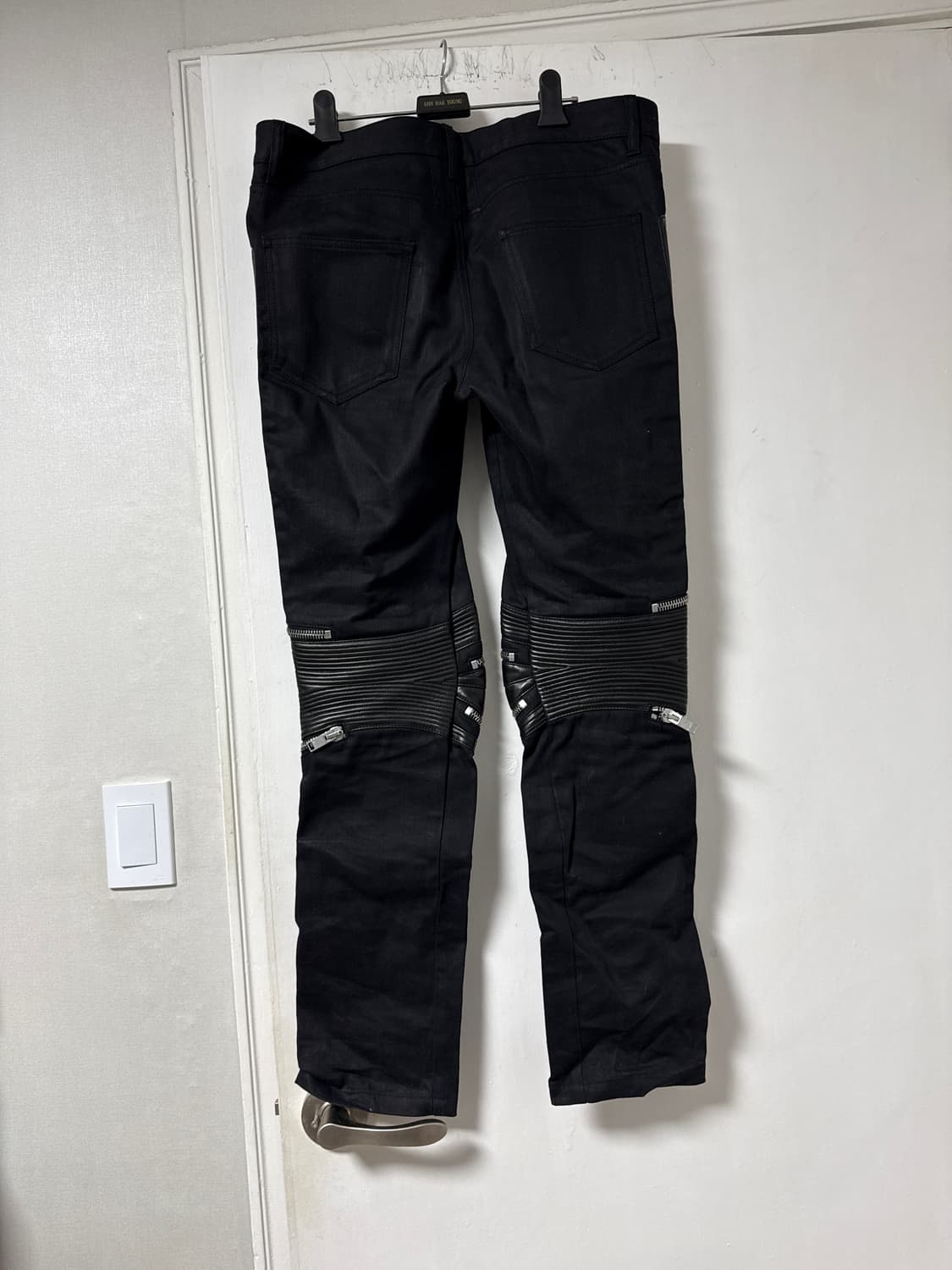 생로랑 레더페널진 33 밑단길이 수선된제품 상품이미지3