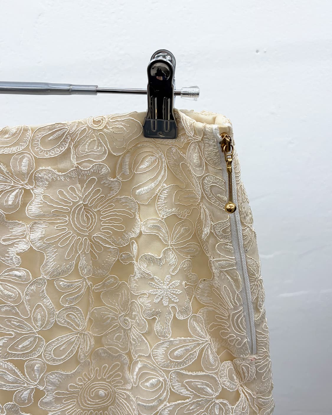 플로럴 실크 스커트 상품이미지3