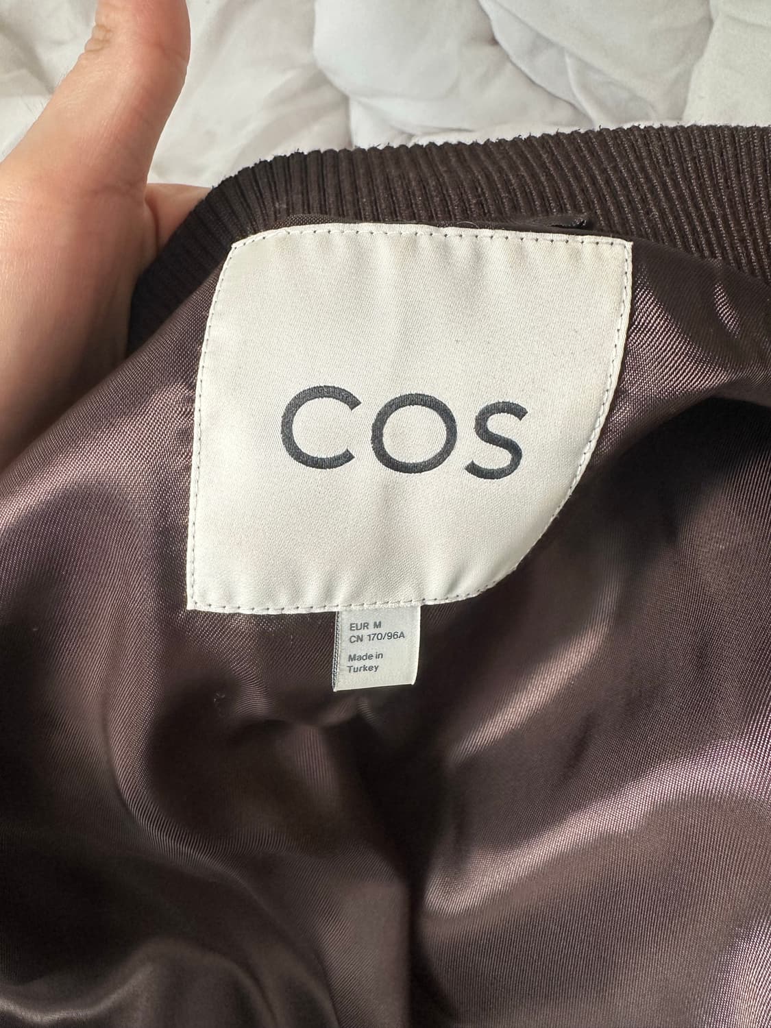 COS 코스 양가죽 자켓 우먼 M 브라운 상품이미지5