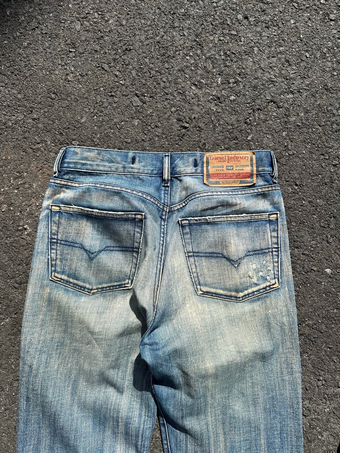 00’s Diesel washed detail straight denim 상품이미지9