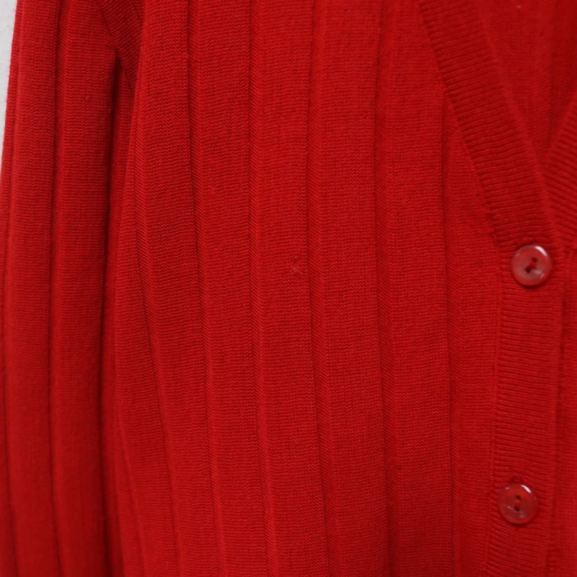 70-80'S 라코스테 브이넥 울 혼방 가디건 63334 상품이미지5