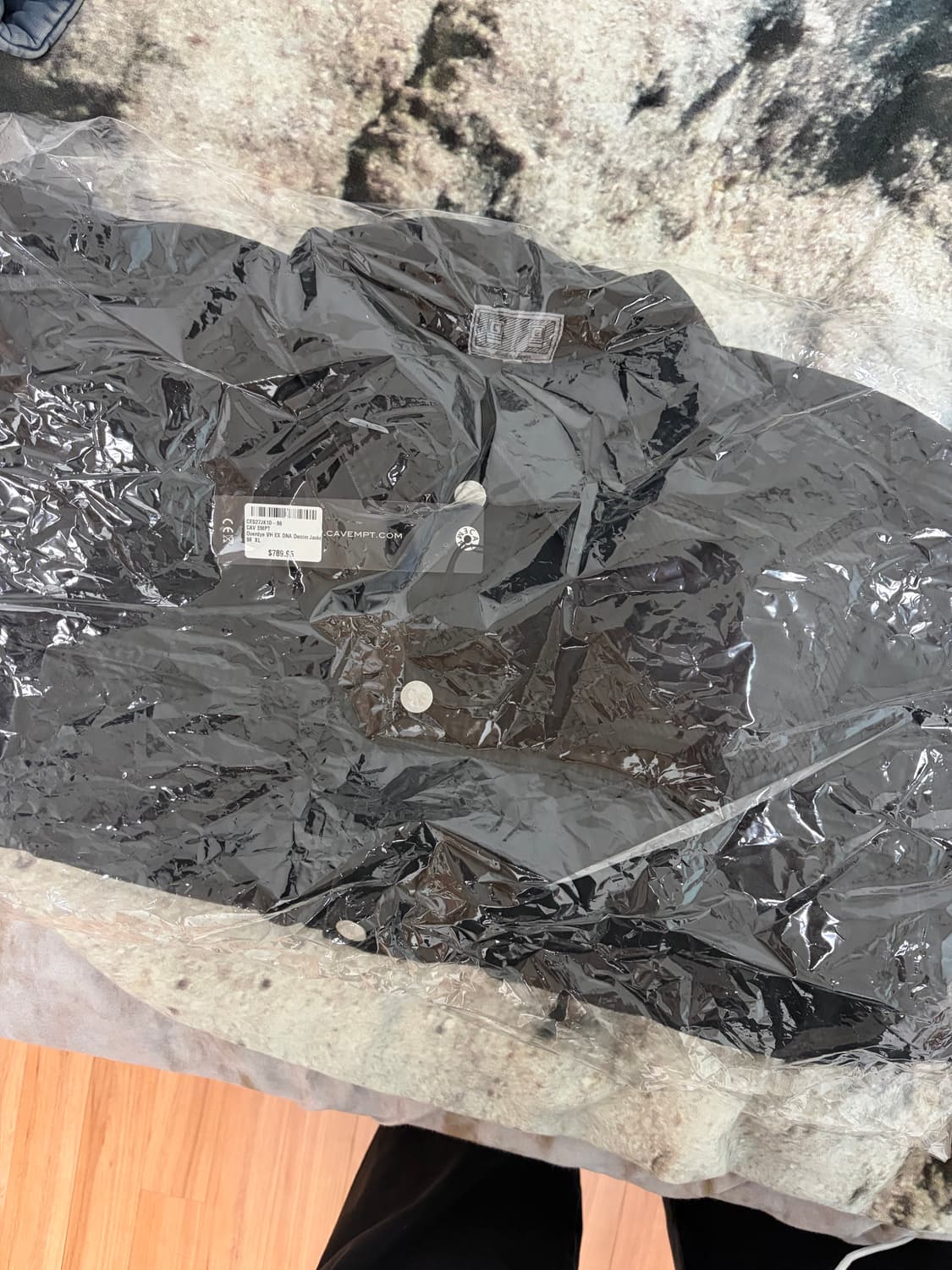 [XL] 카브엠트 오버다이 VH EX DNA 데님 자켓 차콜 상품이미지3