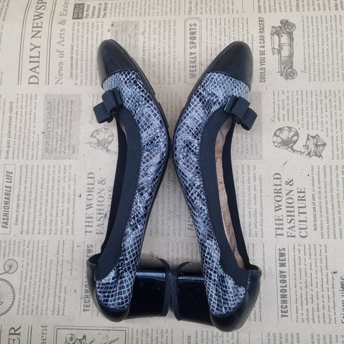 페라가모 뱀피 여성구두250 굽4 상품이미지5